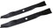 SECURA Jeu de lames (mulching) compatible avec Husqvarna YTH180 954001022 (107cm Carter de coupe) Tracteur de pelouse