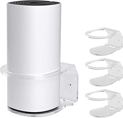 HOLACA Supporto da Parete per Sistema WiFi TP-Link Deco M4, Gestione Cavi per Deco E4/S4/S7/P9, Robusta Staffa di Montaggio Senza Fili Disordinati