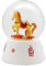 20110 Schneekugel Spieluhr Weihnachten Schaukelpferd mit Geschenken mit Spieluhr Mondschein Sonate150 mm hoch