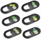 KARBOME Cache caméra Ordinateur Extra-Plat Noir (Lot de 6) | pour Webcam PC Portable, Mac et Tablette | Plante | Set-G3