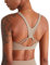 icyzone Damen Sport BH Starker Halt Gepolstert Training Bustier Top Fitness Yoga Bra (S, Gravel)