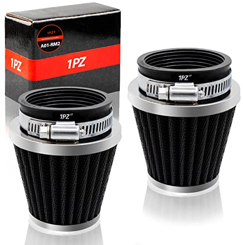 1PZ A01-RM2 Filtro aria Kit pulizia carburante 54mm per Honda CB750 CB900 CB1000 Suzuki GS700 GS750 GS850 GS1000 GS1100 Yamaha XS1100 XJR1200 XJR1300 Dirt Bike ATV Scooter (Confezione da 2)