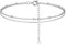 ORAZIO Argent 925 Multicouches Bracelet de Cheville pour Femmes Coeur Boule Ronde Zircon Multiples Styles Bracelets de Cheville avec Chaîne Ajustable Bijoux de Pieds pour la Plage D'été 6