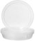 Garronda Blumentopf Untersetzer GD-0026 (5 Stück Transparent, ⌀ 12cm H 1,8cm)
