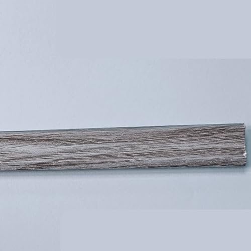 Washed Grey Oak Laminate Beading Scotia Edge Trim Grey - 1.2M x 6 Total 7.2 Meters
