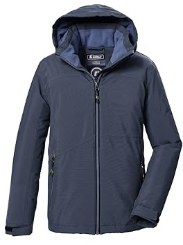 killtec Jungen Funktionsjacke/Outdoorjcake mit Kapuze KOW 369 BYS JCKT, blaugrau, 176, 42163-000