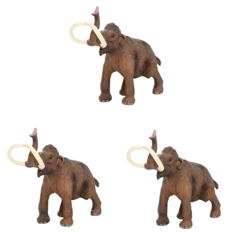 Toyvian Manni Das Von Ice Age 3st Wolliges Plastiktiere Pädagogisch Für Spielzeuge Modelle Mini-tiermodell Simuliertes Wildtiermodell Anzahl Statuette Schmücken Kind Einstellen