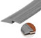 mosegor 300cm PVC Selbstklebend Übergangsstreifen, Boden und Teppich Laminat üBergangsprofil, Schneidbar Türschwellen Leiste, Abdeckleiste, Bodenleisten für Parkettböden, Laminate, Schwellen