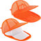 ZDDGNN Cap Wascher für Waschmaschine, Basecap Waschgestell, Klappbarer Hutablagen, Cap Halter für Geschirrspüler 2 Stück (Orange)