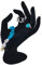 PH PandaHall Schwarzer Handschmuckhalter, OK Gesten-Ring-Handhalter, Eleganter Armbandhalter, Hochzeitsschmuck-Stütze, Uhrenständer, Schaufensterpuppen-Hand Für Zuhause, Einzelhandel, 7x9x16 cm