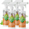 Baviette Hundeurin Neutralisieren bietet porentiefe Wirkung für Möbel, Polster, Teppich Auto, Tiergeruch, Urin Ammoniak zu entfernen Geruchsneutralisierer mit Bio Probiotika Power (Spray 4x500ml)