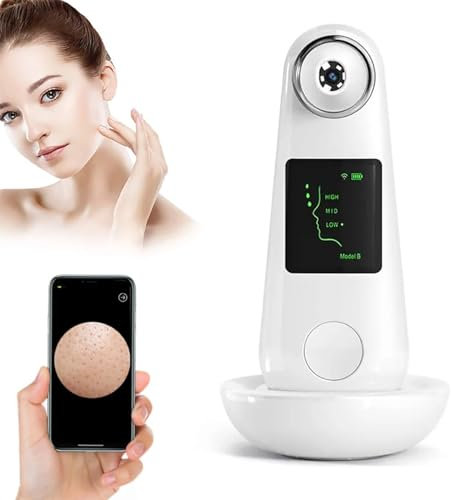 iksvmsis Aspirateur à Point Noir avec Camera, Aspirateur Point Noir Extracteur De Comédons, Outil Suppression De Points Noirs Aspirateur De Pores, Extracteur De Point Noir pour Homme Et Femme