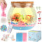 Kit de Terrario de Unicornio DIY, Crystal Unicorn Terrarium Kit Regalos para Niñas de 4, 5, 6, 7, 8-12 Años, Kit de Cultivo de Cristales para Niños y Niñas