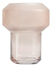 Vase à Fleurs Vase en Verre Rose Simple et Moderne, décoration Florale givrée, décoration Douce for Salle d'échantillon, décoration Florale de Table de Salon Décoration Vase(S)