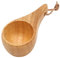 Pssopp Tazza in Legno, Tazza in Legno Naturale Finlandese per l'escursionismo
