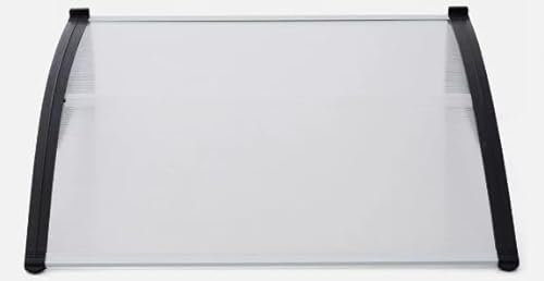 Front Door Canopy Outdoor Awning 90x150cm Door Canopy Awning Shelter Front Back Porch Outdoor Shade Patio Roof Rain Cover Window for Front and Rear Entrances, Balconies, Windows