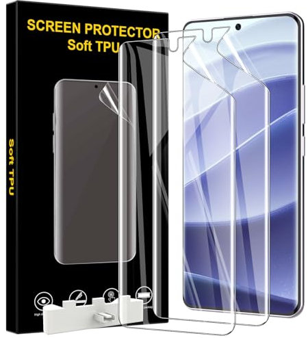 AOKUMA Protector de pantalla para Xiaomi Redmi Note 14 Pro 5G,[2 Piezas] Película protectora de TPU suave Compatible con Redmi Note 14 Pro,HD Transparente, Resistente a los Arañazos, Fácil de Instalar