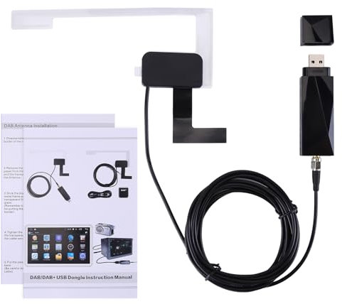 Auto USB Android DAB + Auto Radio Adapter Digital Tuner Audio Empfänger Antenne DAB Antenne Autoradioantenne DAB-Scheibenantenne Autoradio Antenne