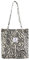 Damen Cord Shopper Tasche Damen Tote Bag Schultertasche Shopper mit Vordertaschen Große Kapazität für Arbeit zebras