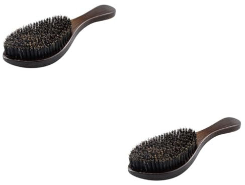 SAFIGLE 2 Stck. Lockenbürste bartbürste beard care bartpflege-set Bartschneider beard wax bartshampoo bartpflege+set Bartpflegeprodukte bartpflege set Bartwachs Hölzern Coffee