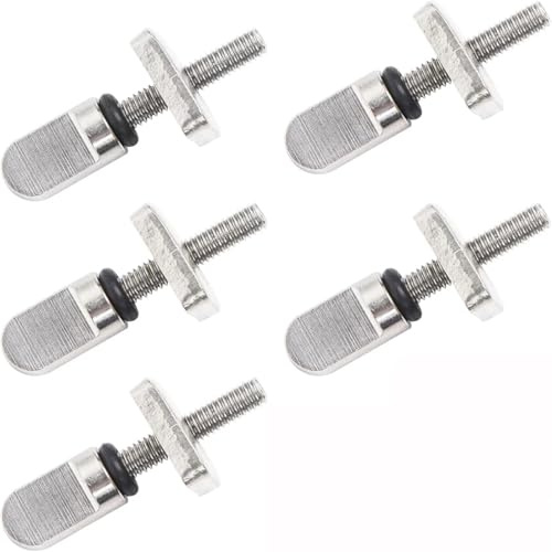 Anhoer 5X SUP Finnenschraube Surfbrett Finnen Schraube Edelstahl Flossenschraube Surfboard Zubehör Longboard Gleitflossenschraube für Longboard SUP Paddle Board Fin Plate Kit
