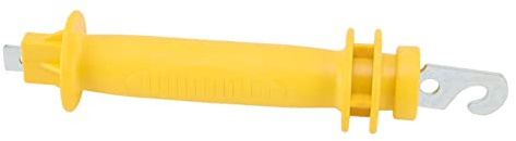 Electric Fence Handle Insulated PE Gate Grip Bar with Metal Hook for Farm Pasture Sturdy Rustproof Durable Lightweight Easy to Use for Ranch Livestock Fencing