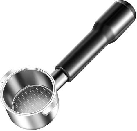 Aboiledy 51mm Espresso Portafilter, 2 Ears Espresso Bottomless Portafilter Replacement Parts, Coffee Portafilter Handle for ECP3420 EC155 BCO430 EC260