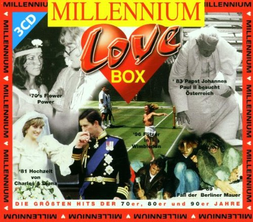 Millennium Love Box: Die größten Hits der 70er, 80er und 90er Jahre