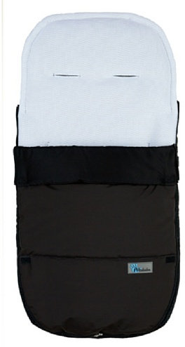 Altabebe AL2400SX - 02 Sommerfußsack Sympatex, schwarz-weiß