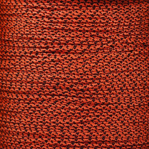 Typ 1–1,85 mm Durchmesser,, aufreihmaterialien Kordel Gewinde verschiedenen Farben & Längen, Neon Orange Camo, 100 Feet