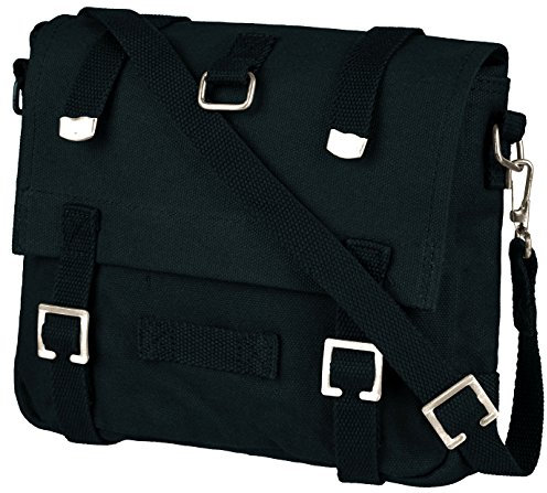 Noorsk Umhängetasche, Segeltuch, klein, Schwarz