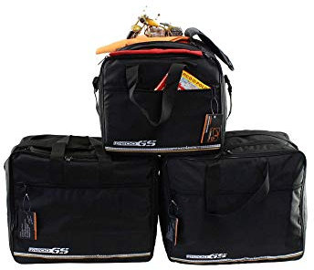 made4bikers Komplett Set Koffer und TopCase Innentaschen passend für BMW R1200GS-LC (K51) Adventure ab 2014- mit ALU-Koffern