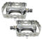 M-Wave MTB Pedale Trekking Fahrradpedale 9/16 silber Aluminium