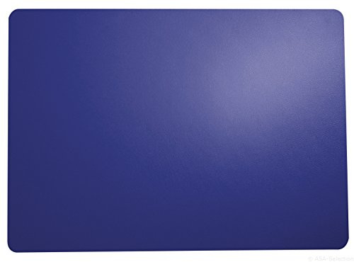 ASA Tischset, Kollektion leather optic fine, Blau Ultramarine, Kunststoff, 46 x 33 cm