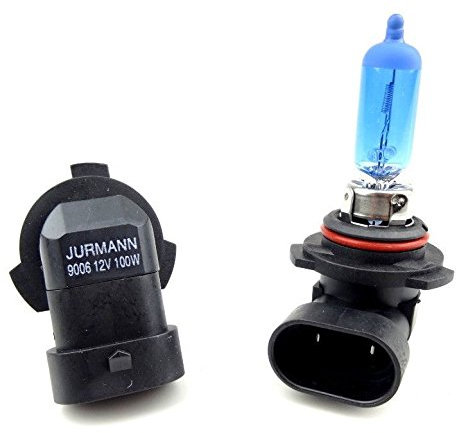 2x HB4 9006 100W 12V 7000K Jurmann® BlueVision LongLife Extra hell Super White Xenon Weiss Halogen Lampen Satz