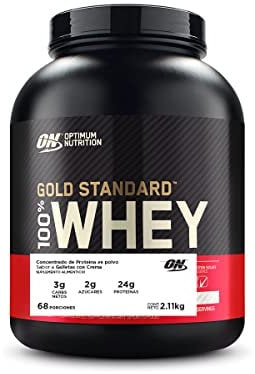 Optimum Nutrition Gold Standard 100% Poudre de Protéines de Lactosérum Cookies/Crème