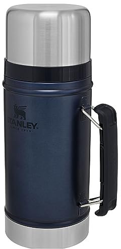 Stanley Classic Legendary Thermobehälter Für Essen 940 ml - Hält 20 Stunden Heiß Oder 24 Stunden Kalt - Edelstahl Warmhaltebehälter - BPA-Frei - Spülmaschinenfest - Nightfall