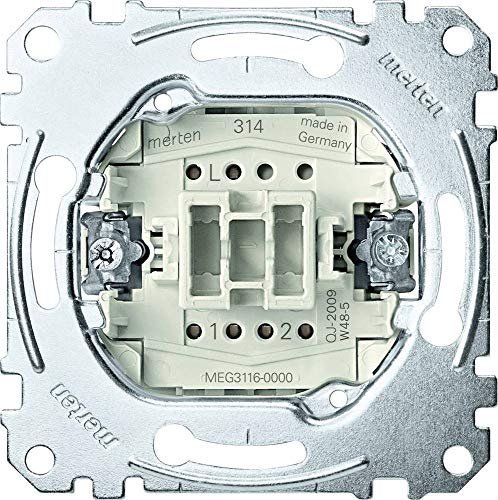Merten Einsatz Ausschalter, Wechselschalter System M, System Flaeche, Aquadesign MEG3116-0000
