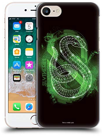 Head Case Designs Offizielle Harry Potter Slytherin Deathly Hallows XVIII Harte Rueckseiten Handyhülle Hülle Huelle kompatibel mit Apple iPhone 7/8 / SE 2020 & 2022