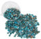 Orientrea Mini Pierres polies de Apatite Bleue Crystal, Apatite Bleue Naturel de 500 g, Petite Passée Chips écrasé Pierre Guérison Reiki Cristal Bijoux Décoration de la Maison