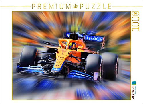 CALVENDO Puzzle Lando Norris ist Brite und startet für das Team McLaren. Er bleibt seinem Team auch in den nächsten Jahren treu. 1000 Teile Lege-Größe 64 x 48 cm Foto-Puzzle Bild von DeVerviers