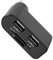 USB Extender, 2‑Port Small Date HUB 480Mbps with Memory Card Port for Hard Drives for Wireless Mice for Cameras for Card Reader