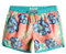 MaaMgic Short de Bain Homme Vintage - Maillot de Bain Homme Bermuda Séchage Rapide Doublure Confortable avec 3 Poches,Fleur Bleu Rose,S