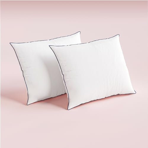 Nordic Paradise - Oreiller Classique en Plumes et Duvet (2 pièces) - 1400gr - Enveloppe Anti-Allergie - Soutien Ferme (50x60 cm)