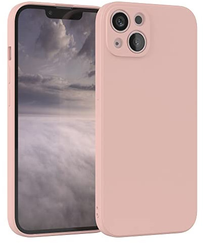 EAZY CASE - Silikonhülle für iPhone 13 Hülle Silikon Case Altrosa weich stoßfeste Handyhülle iPhone 13 Schutzhülle mit Kameraschutz Dünn Premium Schutz Cover TPU Phone Bumper in Pastell Rosa