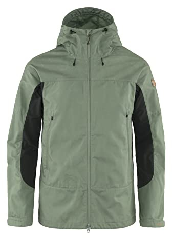 Fjallraven 86132-614-030 Abisko Lite Trekking Jacket M Jacket Herren Patina Green-Dark Grey Größe XXL