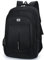 Mixroom - Zaino Porta PC da Uomo Donna per Lavoro Viaggio Scuola Unisex Nero Sportivo Grande Z5