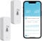Comboss Zigbee Sensor de temperatura y humedad, sensor inalámbrico de temperatura y humedad interior y exterior con notificaciones de aplicaciones remotas y compatible con la aplicación Tuya (2