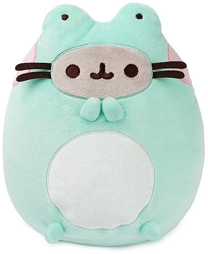GUND Pusheen Enchanted Frog Plüsch, Stofftier ab 8 Jahren, Grün, 24,1 cm