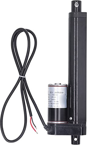 Fockety Elektrischer Aktuator, 150mm/5.9in Hub 12V DC 1000N Schubkraft Elektrischer Linearantrieb für elektrisches Bettsofa, 6mm/s Elektrischer Linearantriebsmotor mit Endschalter (Nur Aktuator)